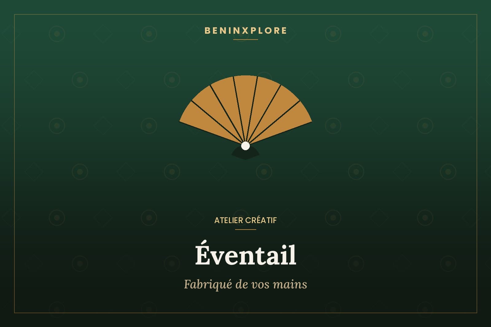 Atelier création d'éventail